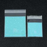 100pcs Matte Plastic Packaging Bag Jewelry Bags 7x7cm 10x10cm OPP Bags