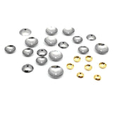 100pcs Stainless Steel Bead Cap for Jewelry Making 3-10MM