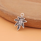100pcs Maple Leaf Charms Pendants Beads for DIY Jewelry Making