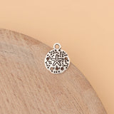 100pcs Tibetan Silver Starfish Sand Dollar Charms for Bracelet DIY