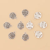 100pcs Tibetan Silver Starfish Sand Dollar Charms for Bracelet DIY
