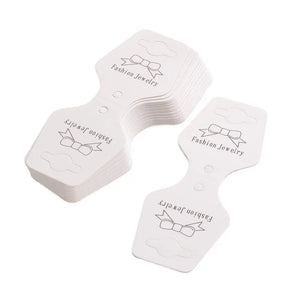 100pcs/Lot Paper Cardboard Display Card Package Hang Tags Hairband Necklace