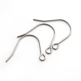 100pcs Stainless Steel Earring Hooks for DIY Earring Making