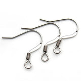 100pcs Stainless Steel Earring Hooks for DIY Earring Making