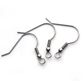 100pcs Stainless Steel Earring Hooks for DIY Earring Making