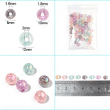 100pcs/Lots Macaron Acrylic Beads for DIY Jewelry Making