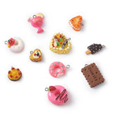 100 Resin Food Charms Pendants DIY Necklace Earring