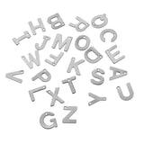 100pcs Stainless Steel A-Z 26 Letter Pendant Antique Steel for Bracelet Necklace