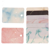 100pcs Marbling Earring Card Studs Necklace Jewelry Display Earrings Papers