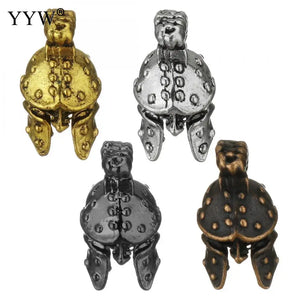100pcs Metal Beads Helmet Beads Antique Steel Bronze