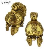 100pcs Metal Beads Helmet Beads Antique Steel Bronze