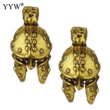 100pcs Metal Beads Helmet Beads Antique Steel Bronze