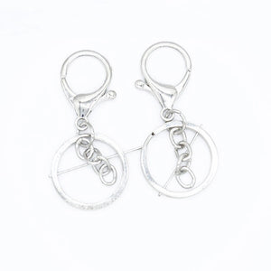 100pcs Metal Lobster Clasp Key Chain DIY Accessories