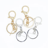 100pcs Metal Lobster Clasp Key Chain DIY Accessories