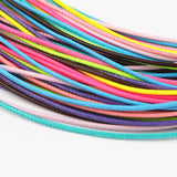 100pcs Mix 1.5mm Wax Cord Necklace for DIY Craft Jewelry