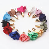 100pcs Mix 25mm Suede Tassel Charms for Jewelry Making