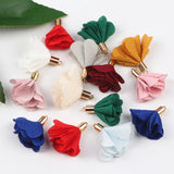 100pcs Mix 30mm Flower Tassel DIY Jewelry Findings