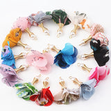 100pcs Mix Cloth Flower Tassel Charms for Necklace Bracelet Making