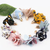 100pcs Mix Flower Tassel 42mm Jewelry Findings DIY Key Chain
