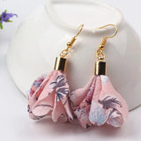 100pcs Mix Flower Tassel 42mm Jewelry Findings DIY Key Chain