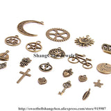 100pcs Mixed Charms Pendants for Jewelry Making DIY H3002-1