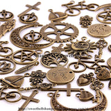 100pcs Mixed Charms Pendants for Jewelry Making DIY H3002-1