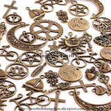 100pcs Mixed Charms Pendants for Jewelry Making DIY H3002-1