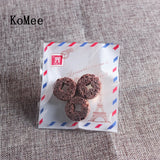 100pcs Mouse Monster Candy Cookie Biscuit Opp Bag 7x7cm