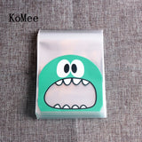 100pcs Mouse Monster Candy Cookie Biscuit Opp Bag 7x7cm