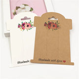 100pcs Multi-style Hair Clip Card 11*8cm Hair Accessories Jewelry Display