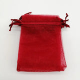 100pcs Multicolor Organza Gift Bags Drawstring Pouch
