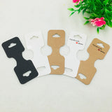 100pcs Multicolor Paper Necklace Cards for Jewelry Displays
