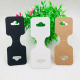 100pcs Multicolor Paper Necklace Cards for Jewelry Displays