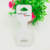 100pcs Multicolor Paper Necklace Cards for Jewelry Displays