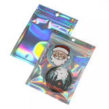 100pcs Rainbow Film Laser Bag Seal Storage Nail Beauty Beads Jewelry Pouches