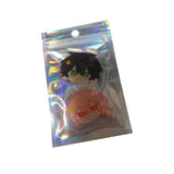 100pcs Rainbow Film Laser Bag Seal Storage Nail Beauty Beads Jewelry Pouches
