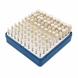 100pcs Wool Felt Mandrel Mounted Polishing Set - Dremel-1/8 Inch Shank