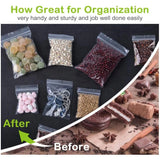 100pcs Clear Self-adhesive Cello Bags for Candy Packing Resealable