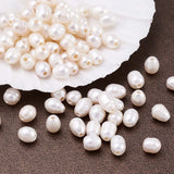 100pcs Freshwater Pearl Beads for DIY Jewelry Making 7~10x7~8mm