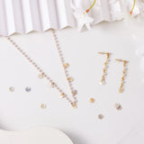 100pcs Mother of Pearl Shell Charms for Jewelry Making, 6x1mm