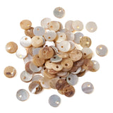 100pcs Mother of Pearl Shell Charms for Jewelry Making, 6x1mm