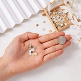 100pcs Mother of Pearl Shell Charms for Jewelry Making, 6x1mm