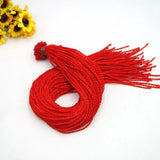 100pcs Red String Necklace Hand Braided Lanyard Gift
