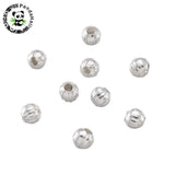 100pcs Pumpkin Iron Spacer Beads 6mm Red Copper Antique
