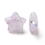 100pcs Opaque Acrylic Star Beads 19x20x8.5mm DIY Bracelet Necklace