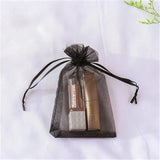 100pcs Organza Bag Solid Jewelry Pouches 7x9cm 9x12cm 10x15cm 13x18cm