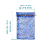 100pcs Organza Bags Jewelry Packaging Wedding Party Gift Pouches