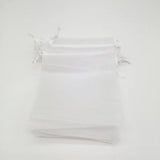 100pcs Organza Bags Drawstring Jewelry Packaging Bags 7x9 10x15 20x30cm