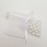100pcs Organza Bags Drawstring Jewelry Packaging Bags 7x9 10x15 20x30cm