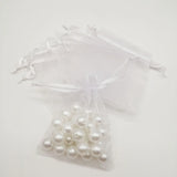 100pcs Organza Bags Drawstring Jewelry Packaging Bags 7x9 10x15 20x30cm